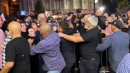 Enfrentamientos en Georgia entre partidarios del Gobierno y la oposición