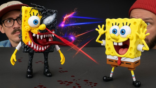 😱 CUTE vs CREEPY! SpongeBob COMES ALIVE 🧽✨ – You WON’T BELIEVE These INSANE DIY Dioramas! 🌊🔥🎨