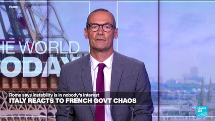 'Last Tango for the French government': Italy reacts to political chaos in France