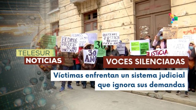 En Bolivia víctimas de las masacres de 2019 admitieron indefensión