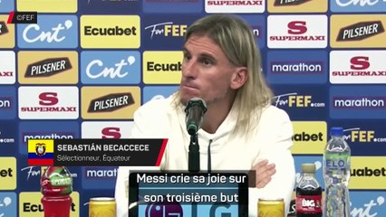 Becaccece très ému par rapport à Messi