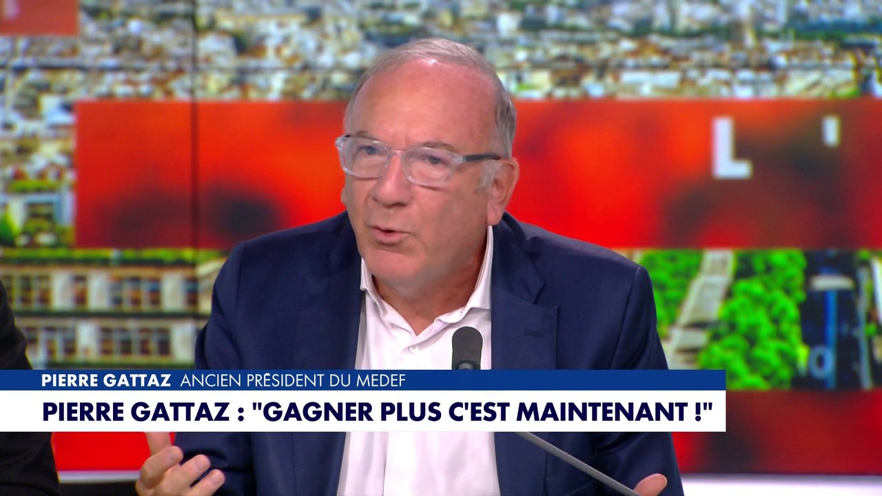 Pierre Gattaz présente son livre «Gagner plus,...