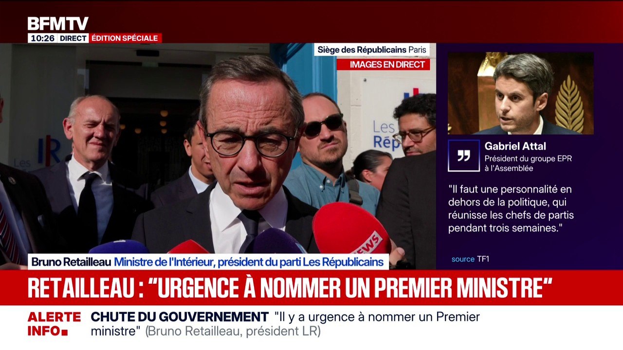 "C'est absolument inadmissible", déclare Bruno Retailleau après que des têtes de cochons aient été retrouvées devant plusieurs mosquées