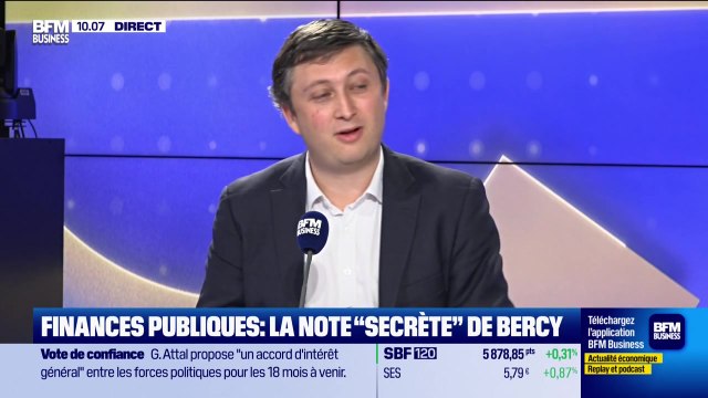 Les Experts : Finances publiques, la note secrète de Bercy - 09/09