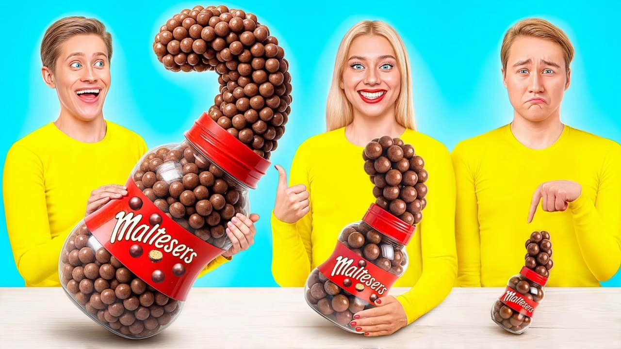 Big, Medium and Small Plate Challenge | Funny Food Recipes by Multi DO Challenge