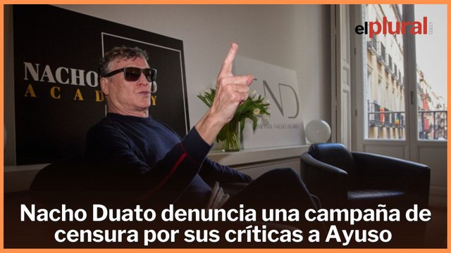 Nacho Duato denuncia una campaña de censura por sus críticas a Ayuso