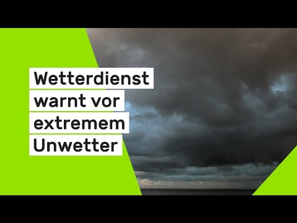 Wetterdienst warnt vor extremem Unwetter: Sturmtief Walter kracht auf Deutschland