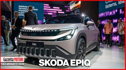 Skoda Epiq, l'anteprima del nuovo Suv elettrico di piccole dimensioni