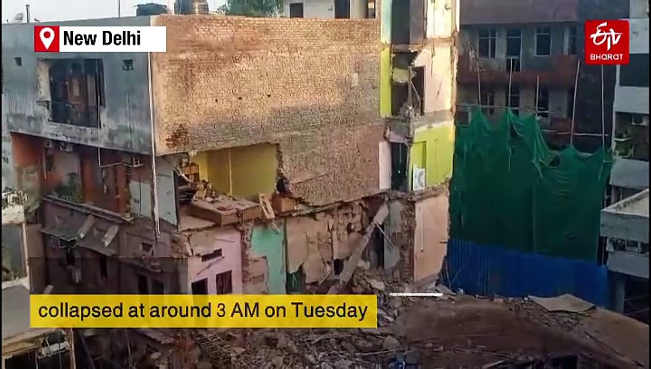 Four-storey Building Collapses In North Delhi; Was Declared Unsafe By MCD