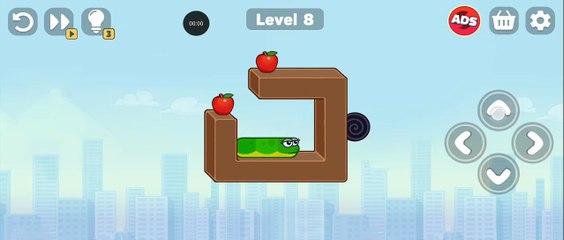 Snake Puzzle Slither To Eat Level 8