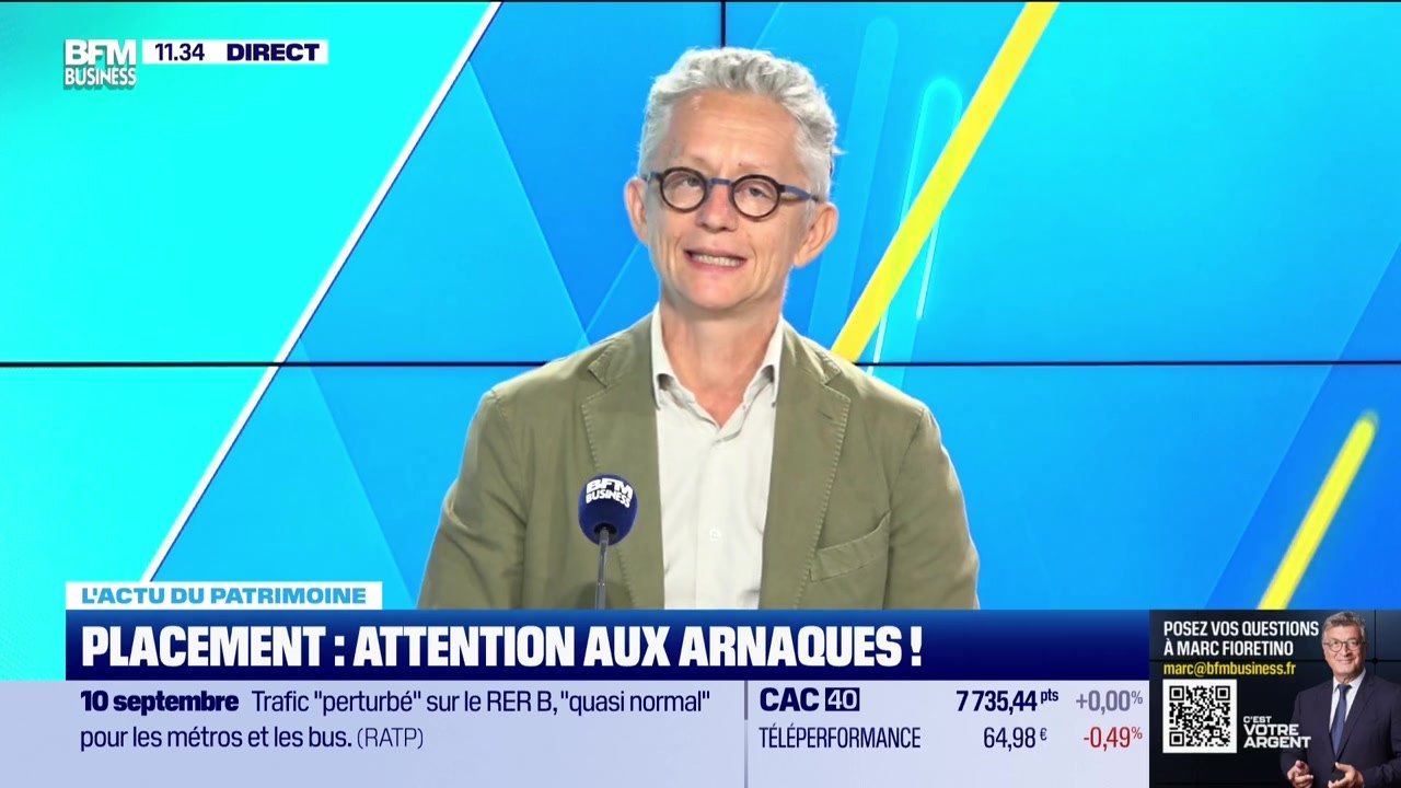 L'actu du patrimoine : Placement, attention aux arnaques ! - 09/09