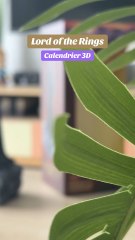 Un calendrier Nazgûl Seigneur des Anneaux posé sur mon bureau, et clairement… ça en jette 😎.