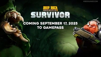 Deep Rock Galactic Survivor Xbox Release Date Trailer