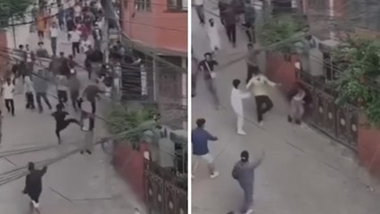 Video: Nepal Finance Minister chased on street, kicked, thrashed by protesters
