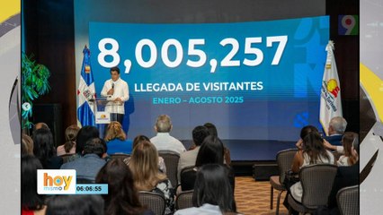 Más de 8 milones de turistas han vistado a RD hasta el mes de agosto | Hoy Mismo