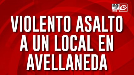 Inseguridad en Avellaneda: motochorros asaltan un local a plena luz del día