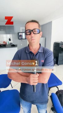 Michel Gonot, membre de l'Union syndicale du SDIS