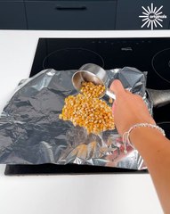 Perfect popcorn hack with butter 🍿