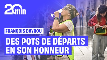 Vote de confiance : Des pots de départ en l’honneur de Bayrou un peu partout en France