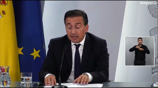 Albares detalla las 9 medidas del Gobierno contra Israel