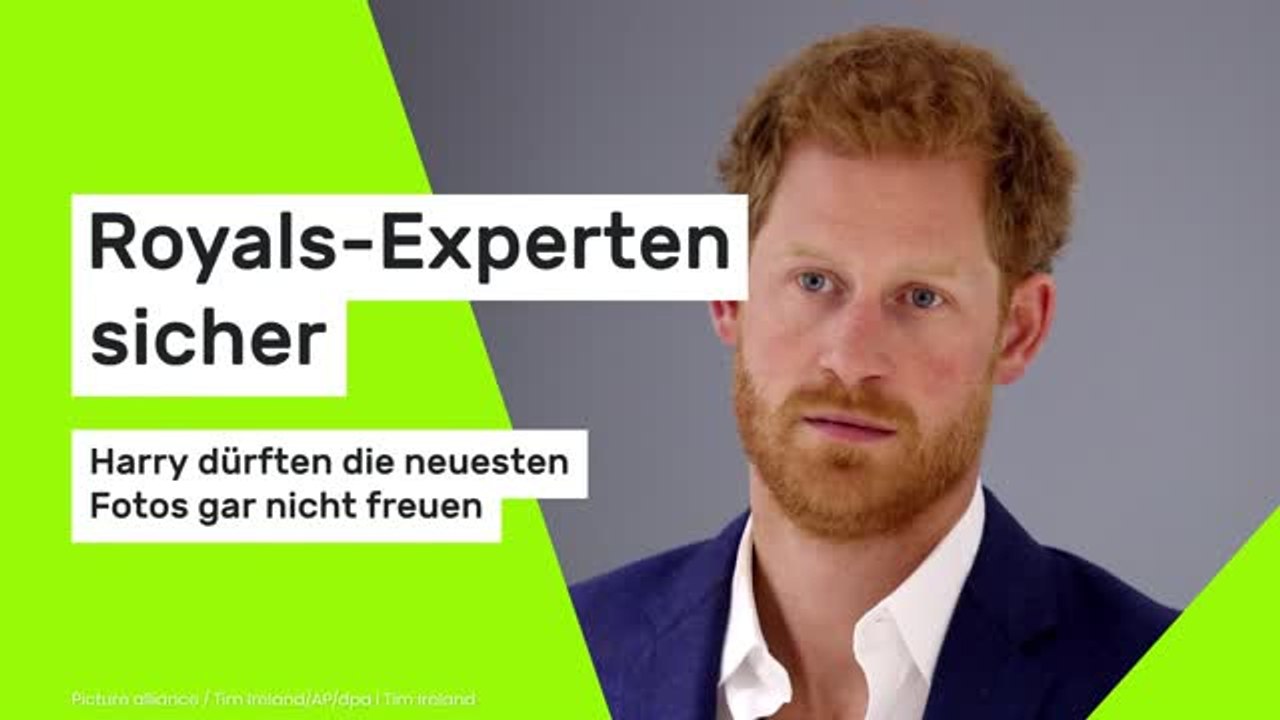 Royals-Experten sicher – Harry dürften die neuesten Fotos gar nicht freuen