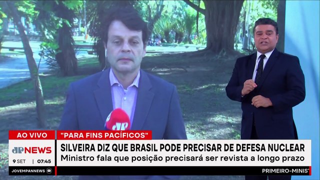 Silveira defende uso de energia nuclear para fins pacíficos