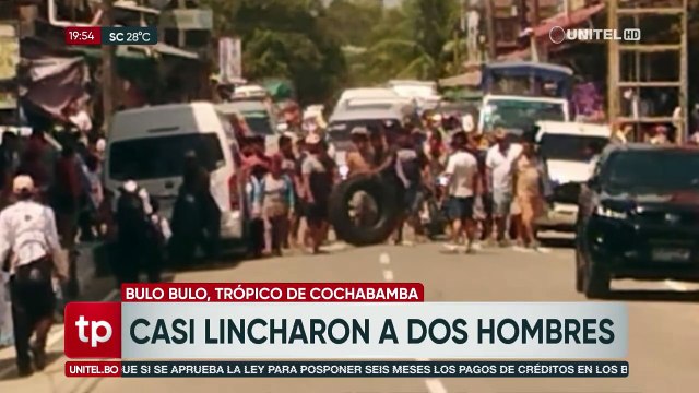 Comunarios estuvieron a punto de linchar a dos sujetos que fueron sorprendidos robando en Bulo Bulo