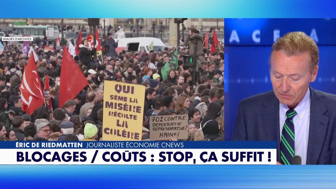 La chronique éco : Blocages / Coûts : stop, ça suffit !
