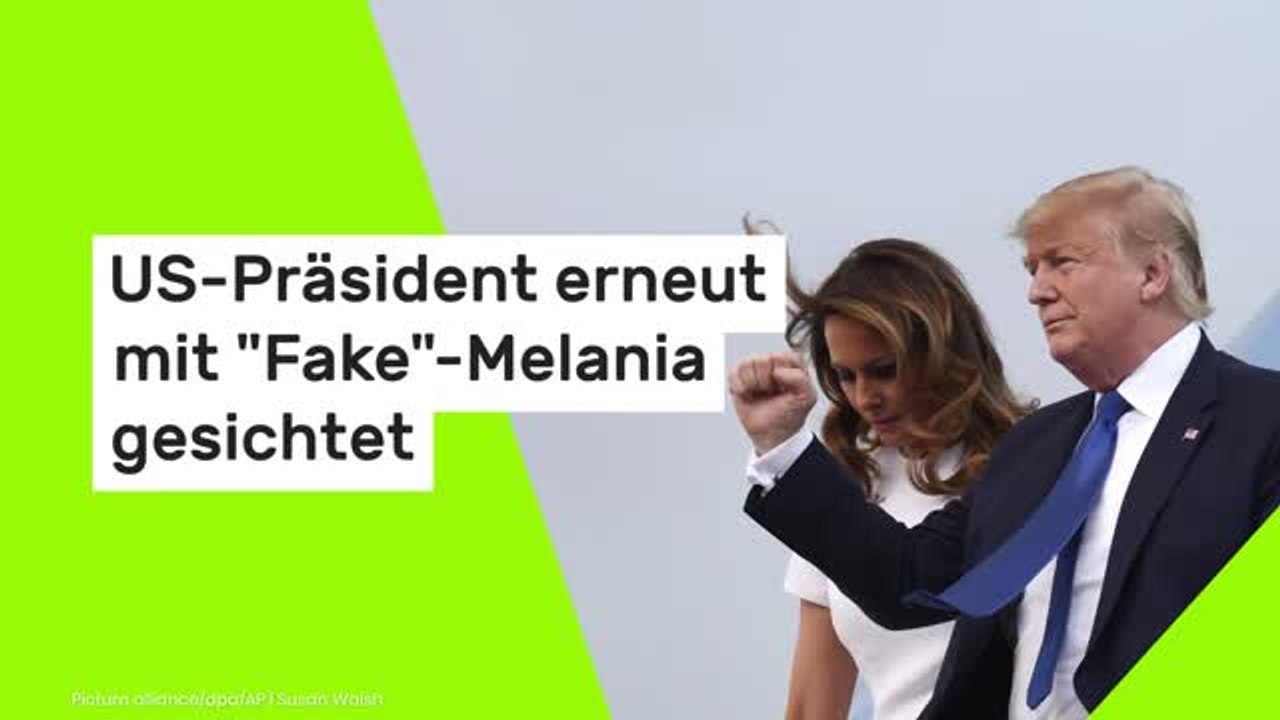 US-Präsident erneut mit 'Fake'-Melania gesichtet