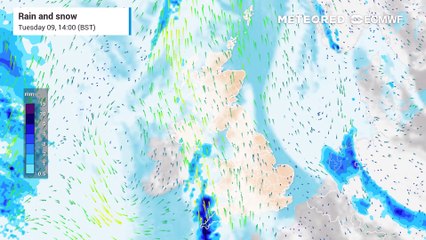 Low pressure dominates the week, with plenty of showers and longer spells of rain