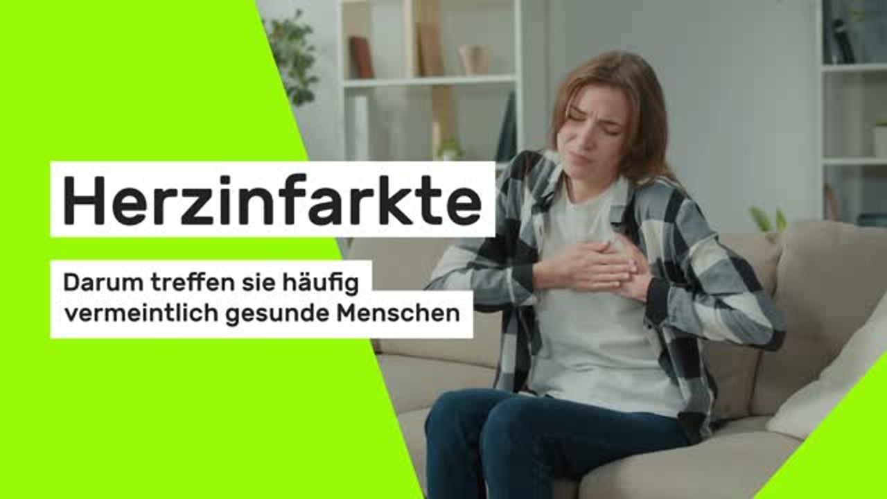 Keine Vorerkrankung: Darum treffen Herzinfarkte häufig vermeintlich gesunde Menschen