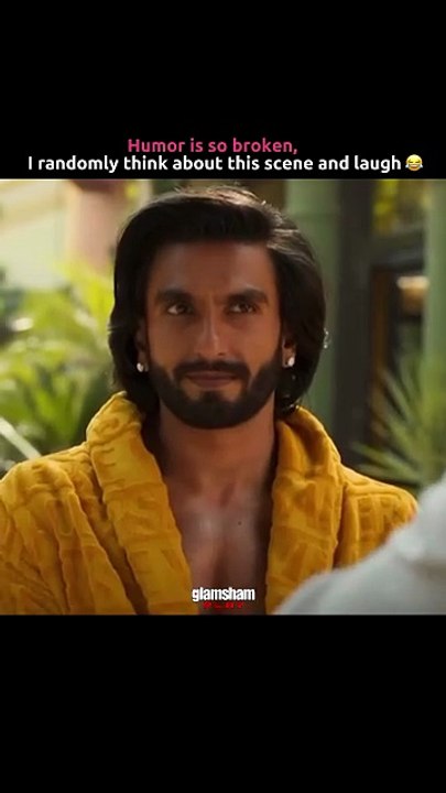 Humor really is broken… one second I’m fine, next second I’m giggling at this scene like it’s peak comedy.😭  #glamsham #bollywood #bollywoodcomedy #brokenhumor #ranveerslingh   glamsham, bollywood, bollywood comedy, broken humor, ranveer singh
