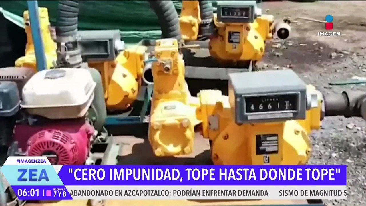 Claudia Sheinbaum se pronuncia por el aseguramiento de huachicol en Tamaulipas