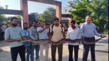 VIDEO: कॉमर्स कॉलेज में 15 फीट लंबा अजगर घुसा, वन विभाग ने किया रेस्क्यू