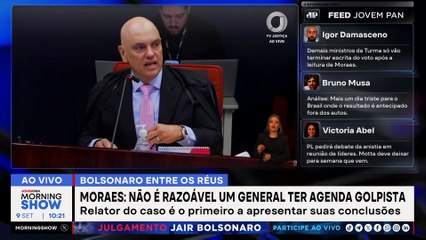 Moraes compara mensagens entre Bolsonaro e Ramagem ao PCC