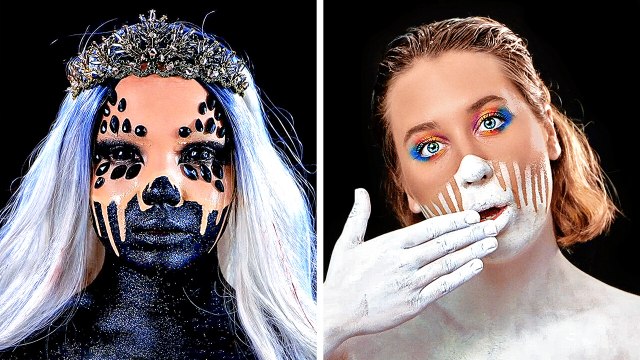 Trick or treat! Creepy Halloween Makeup and Craft Ideas!