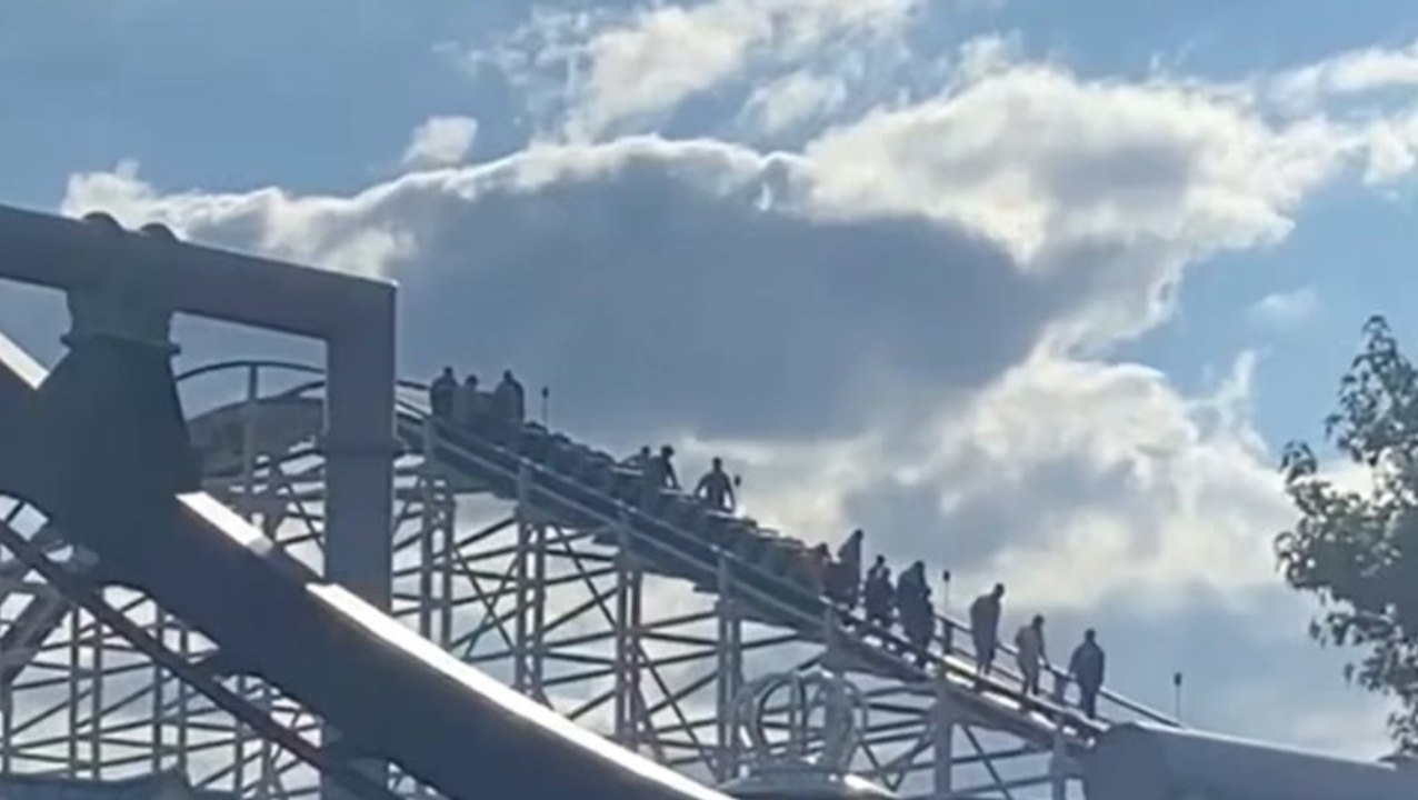 Riders evacuated from theme park’s roller coaster days after boy scales monorail
