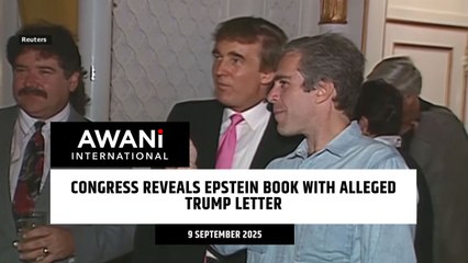 Congress reveals Epstein book with alleged Trump letter