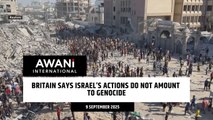 Britain says Israel’s actions do not amount to genocide