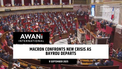 Macron confronts new crisis as Bayrou departs