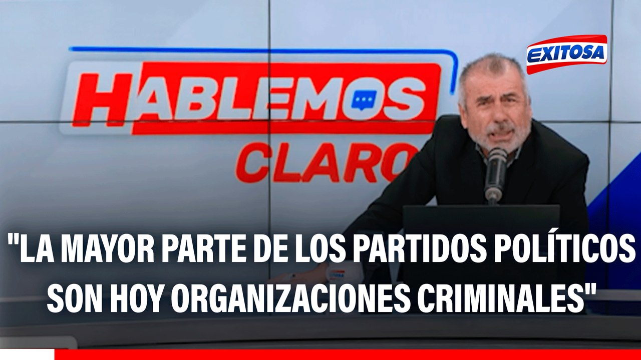 Nicolás Lúcar: "La mayor parte de los partidos políticos son hoy organizaciones criminales"