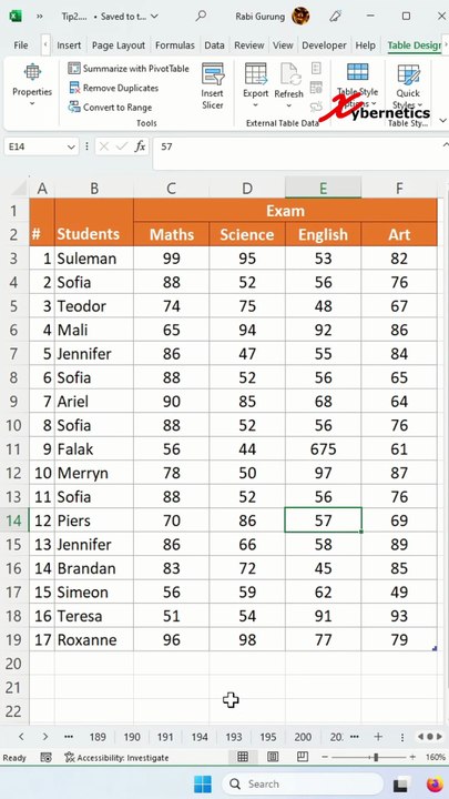 How do I turn off table design in Excel? - Excel Tips and Tricks ...