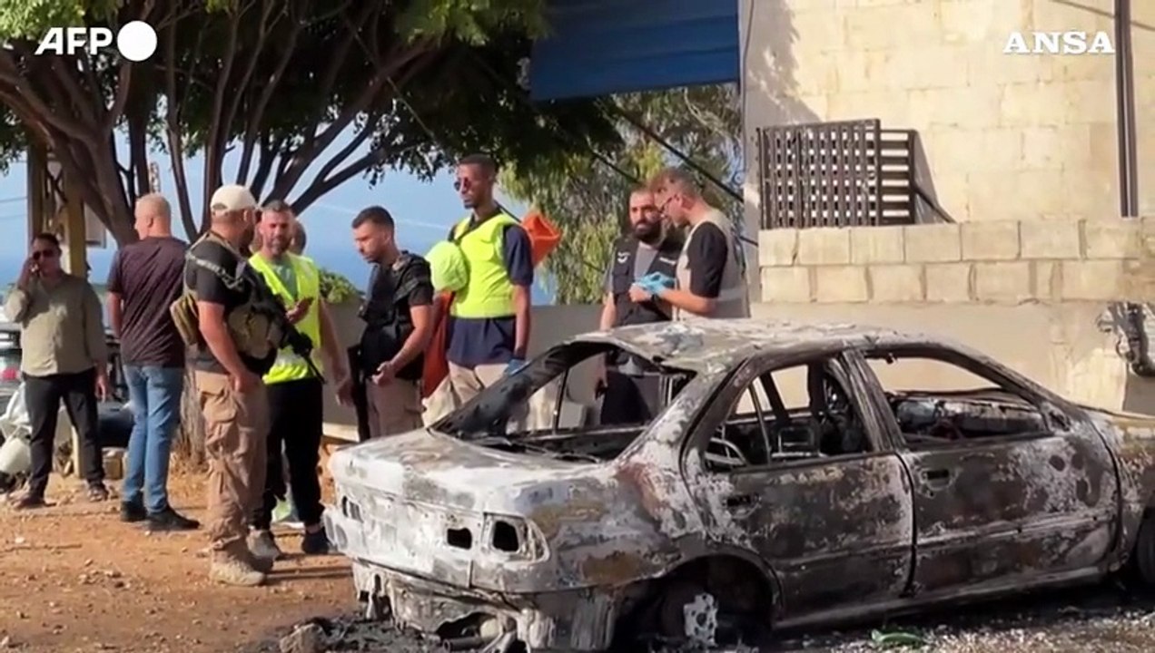 Libano, drone israeliano colpisce un veicolo a sud di Beirut