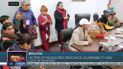 Bolivia, victims of massacres denounce vulnerability and lack of support