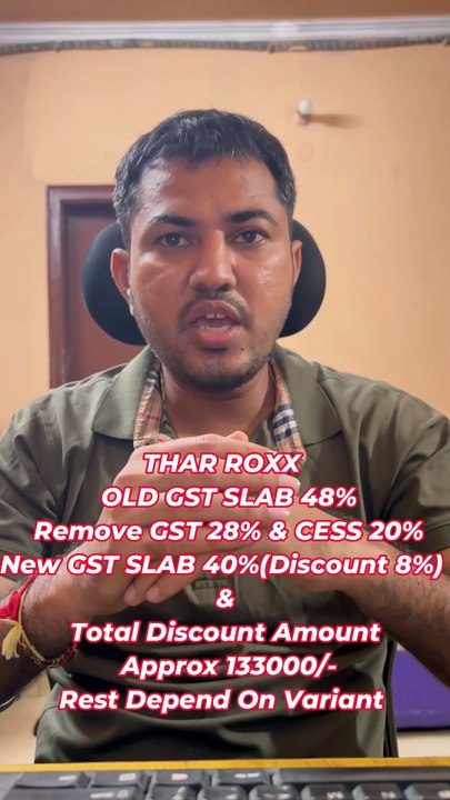 MAHINDRA THAR ROXX  NEW DISCOUNTED PRICE AFTER GST REFORMS