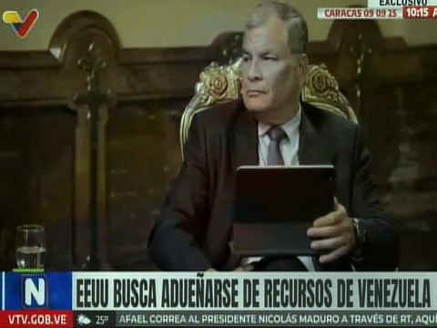 Presidente Nicolás Maduro aseguró que EE. UU. busca apropiarse de recursos naturales de Venezuela