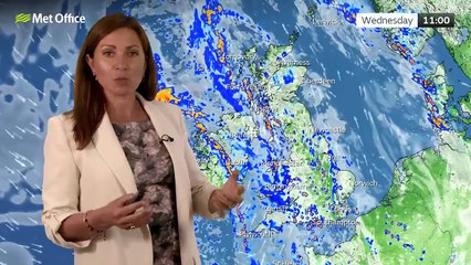 Met Office Tuesday Evening Weather Forecast 09/09/2025