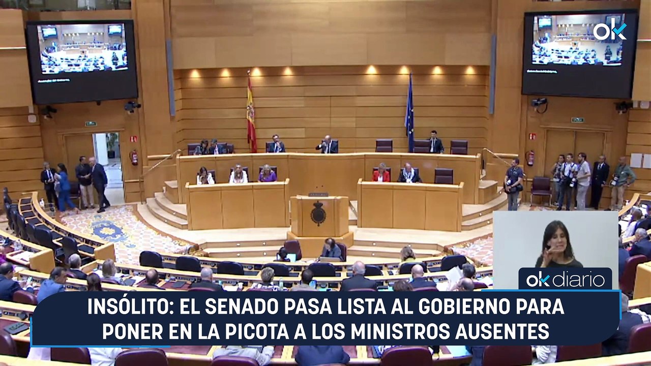 Insólito: el Senado pasa lista al Gobierno para poner en la picota a los ministros ausentes