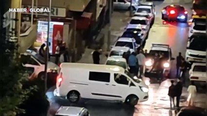 İki aile arasında taciz iddiası nedeniyle kavga! O anlar kamerada