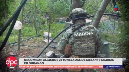 Marina desmantela laboratorios de “Los Mayos” en Durango | DPC con Paola Rojas